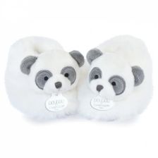 Бебешки пантофи Doudou UNICEF Панда, 0-6 месеца