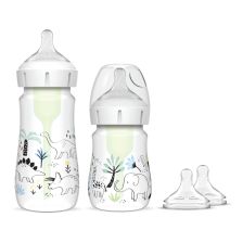 Бебешки шишета Dr.Brown's Anti Colic Options+ Wide Neck, с дизайн, 150 мл., 270 мл.