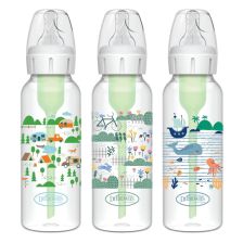 Бебешки шишета Dr.Brown's Natural Flow Anti Colic Options+ Narrow, 250 мл., 3 бр.