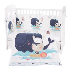 Бебешки спален комплект Kikka Boo Happy Sailor, 2 части, 70х140 см.