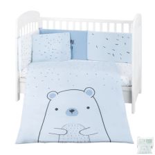 Бебешки спален комплект Kikka Boo Bear with me 6 части, 80х120 см