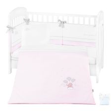 Бебешки спален комплект Kikka Boo Dream Big с бродерия и обиколник, 6 части, 60 х 120 см.