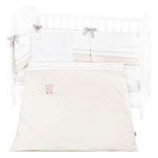 Бебешки спален комплект Kikka Boo Dream Big с бродерия и обиколник, 6 части, 70 х 140