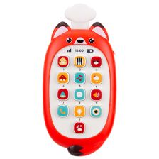 Бебешки телефон с гризалка Raya Toys Bei Bi Mobile, с музика и звуци