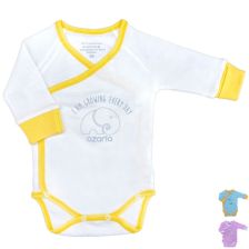 Бебешко боди AZARIA с дълъг ръкав, 0-1 м., размер 50-56 см