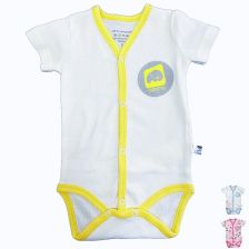 Бебешко боди AZARIA с къс ръкав 0-1 м., размер 50-56 см