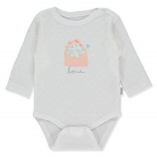 Бебешко боди Bebetto Floral Letters, 0-12 м., T3651