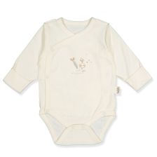 Бебешко боди Bebetto Organic Farm, Екрю, 0-3 м., T3829