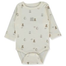 Бебешко боди Bebetto Organic Fun Moment, Екрю, 0-12 м., T4094