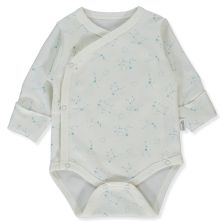 Бебешко боди Bebetto Stars and Elephants, Син, 0-3 м, T3696