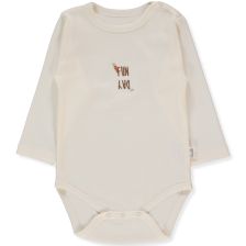 Бебешко боди Bebetto Wooden Car, Екрю, 12-36 м., T3977