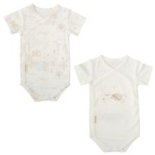 Бебешко боди Bimbidreams NOE с къс ръкав, 2 бр., 0-1 м.
