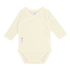 Бебешко боди Bimbidreams Primera Puesta Ivory, с дълъг ръкав, 0-1 м.
