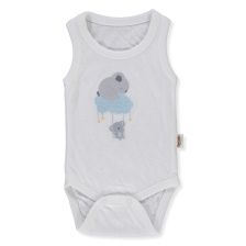 Бебешко боди потник Bebetto Stars and koalas, Екрю, 0-12 м., T3943