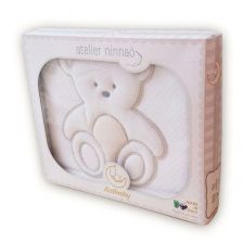 Бебешко одеяло Italbaby PELUCHE DOVE GREY Pique 110/150 см