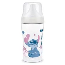 Бебешко пластмасово шише Nuk Perfect Match TC Stitch, М 260 мл., 3 м+