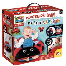 Бебешко плюшено кресло Lisciani MONTESSORI BABY MY BABY LADYBUG 107339