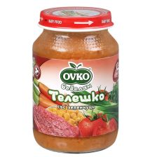 Бебешко пюре Bebelan Ovko Телешко със Зеленчуци 5+м 190гр.