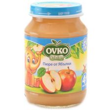 Бебешко пюре Bebelan Ovko Ябълки 4+м. 190гр.