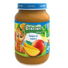 Бебешко пюре Bebelan Puree Манго 4+м. 190гр.
