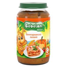 Бебешко пюре Bebelan Puree Вегетарианска лазаня, 5503, 8 м+, 220 г.