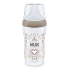 Бебешко шише Nuk Perfect Match Temperature Control Heart, 3м+, 260 мл.