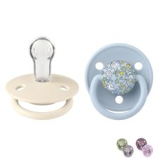 Залъгалки BIBS Liberty DeLux, Силикон, 0-3 години, 2 бр.