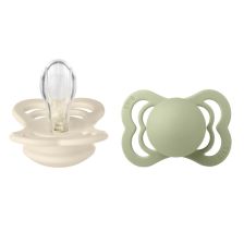 Залъгалки BIBS Supreme, Силикон, 0-18 месеца, 2 бр.