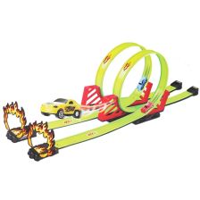 Скоростна писта Raya Toys с лупинги и 2 коли