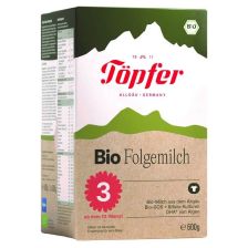 БИО Адаптирано преходно мляко Topfer Lactana Bio 3, 10 м+, 600 g