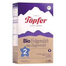 БИО козе преходно мляко Töpfer Lactana 2, 6+ месеца, 400 g