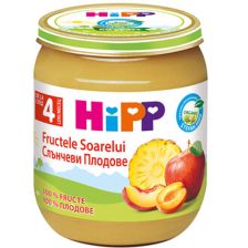 БИО Плодово пюре Hipp Слънчеви плодове 125гр.
