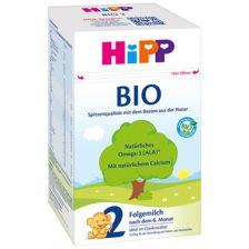 БИО преходно мляко за кърмачета Hipp Bio 2 600гр.