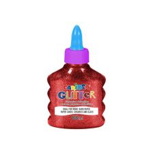 Блестящо лепило Glitter Spark Червен, 88мл