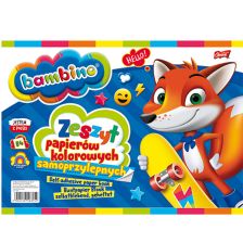 Блокче Majewski Bambino самозалепваща цветна хартия 8 листа