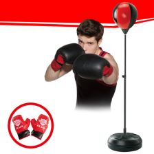 Боксова круша Raya Toys със стойка и ръкавици