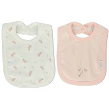 Лигавник Bebetto Sweet Ears 2бр. бял/розов C 770