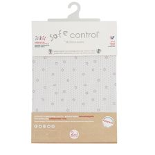Чаршаф-протектор за легло Bimbidreams Safe Control Памук, сив, 90x200