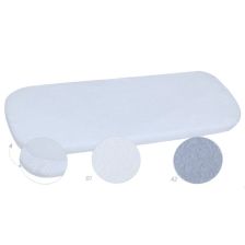 Чаршаф за матрак за количка Baby Matex хавлия 0247, 75x35 см. 42 Сив