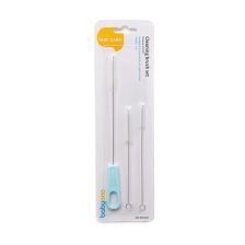 Четки за почистване на сламки и биберони Babyono 1419, 3 броя