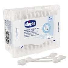 Клечки за уши CHICCO с ограничител 60 броя 0621