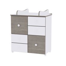 Шкаф Lorelli Бяло&Кафе