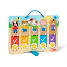 Дървена таблица за игра Melissa and Doug, My Daily Routines 50893
