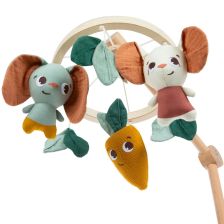 Дървена въртележка за бебешка кошара Tiny Love Garden of Adventures