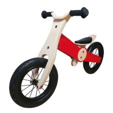 Дървено баланс колело Raya Toys Червен