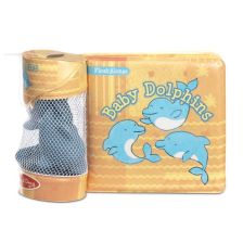 Комплект Melissa and Doug Книжка за баня и играчки делфини 41201