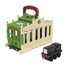 Депо за локомотив Fisher Price Thomas & Friends Connect and Go Diesel Shed 3402395
