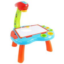 Детска масичка за рисуване с проектор и двустранна дъска Raya Toys