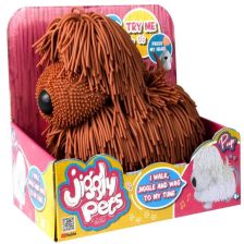 Детска играчка Рошльо Куче Jiggly Pets WD188-BR, Кафяв