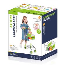 Детска количка за пазаруване Raya Toys, метална